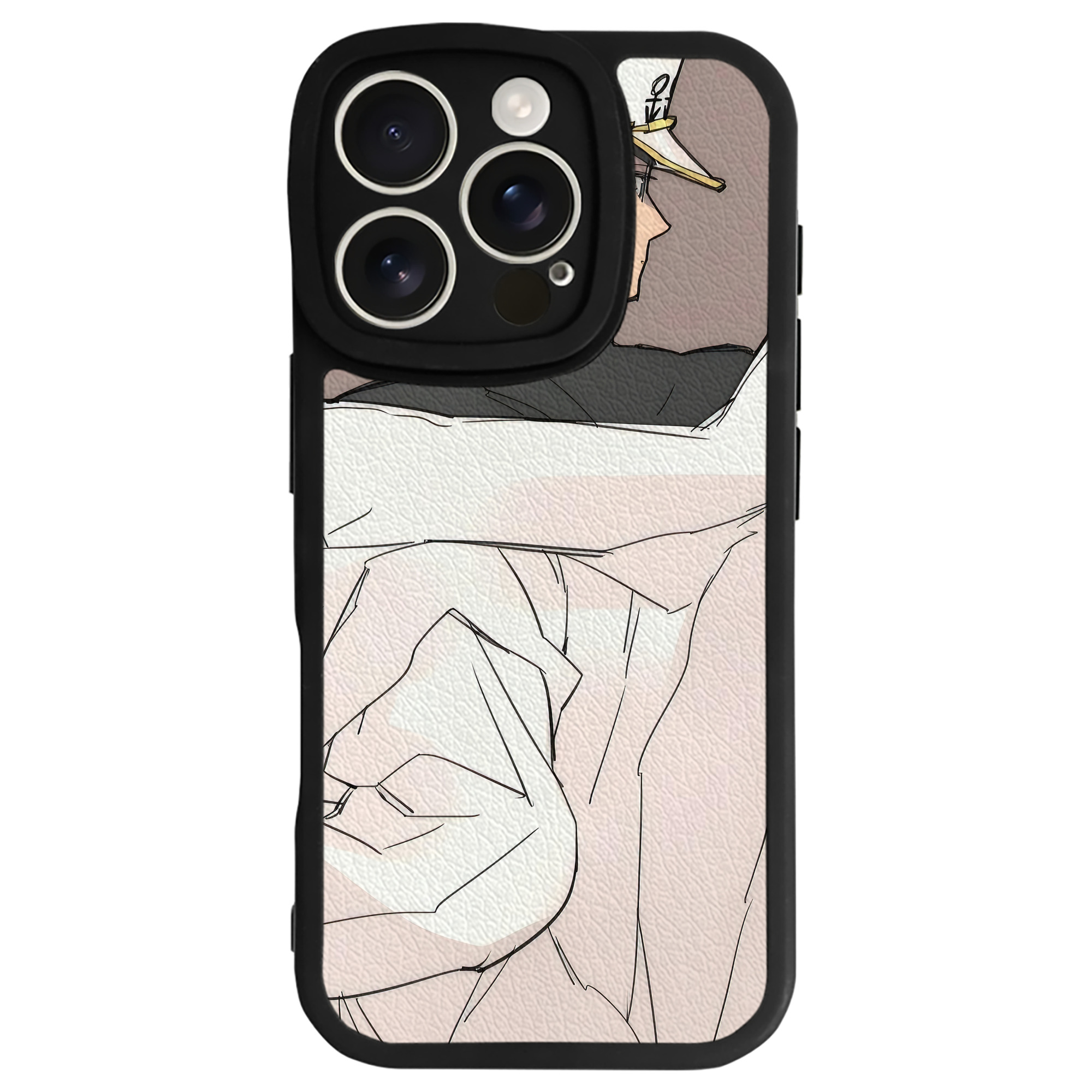 （画像用） ジョジョの奇妙な冒険 JoJo's Bizarre Adventure 【iPhone 16シリーズ対応】シリコンスマホケース（レザー調） 材質：シリコン